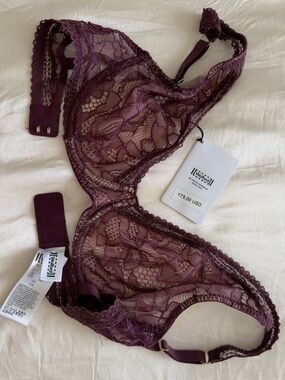 intimissimi Lace Underwire Bra in Plum